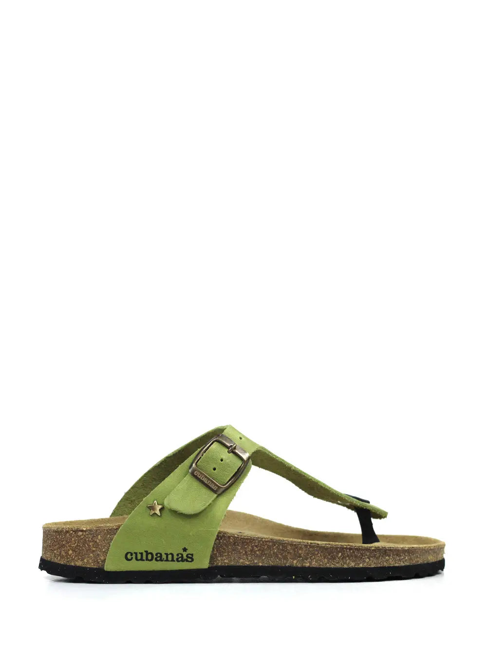 Sandalia Alice de Piel Verde