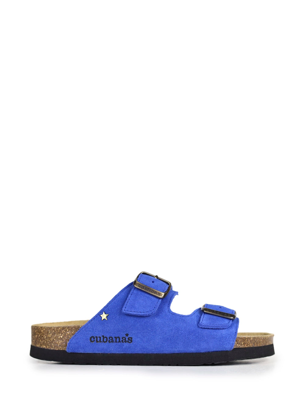 Amália Blue Suede Sandals