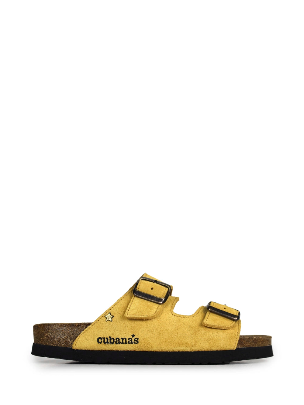 Amália Yellow Suede Sandals