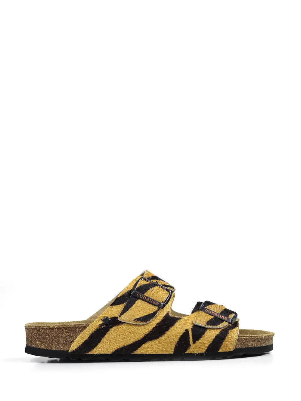 Sandália Amália em Animal Print Tigre