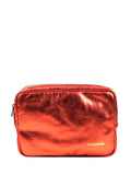 Bolso en Piel Naranja Metalizado