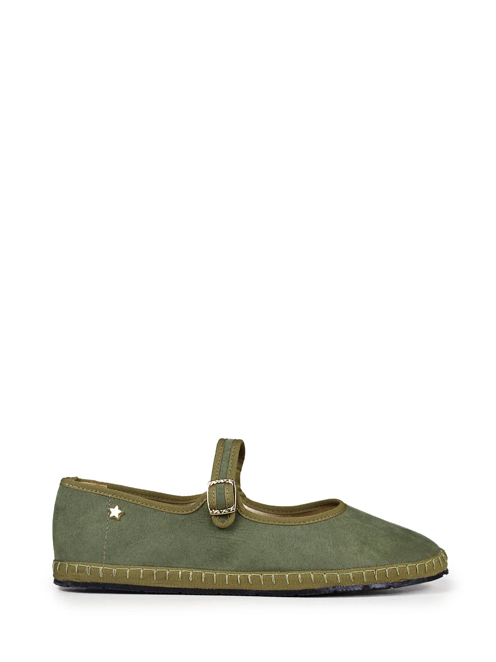 Sabrina in Green Suede