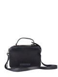 Black PVC Bag with Shoulder Strap
