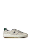 Zapatillas de cuero blanco