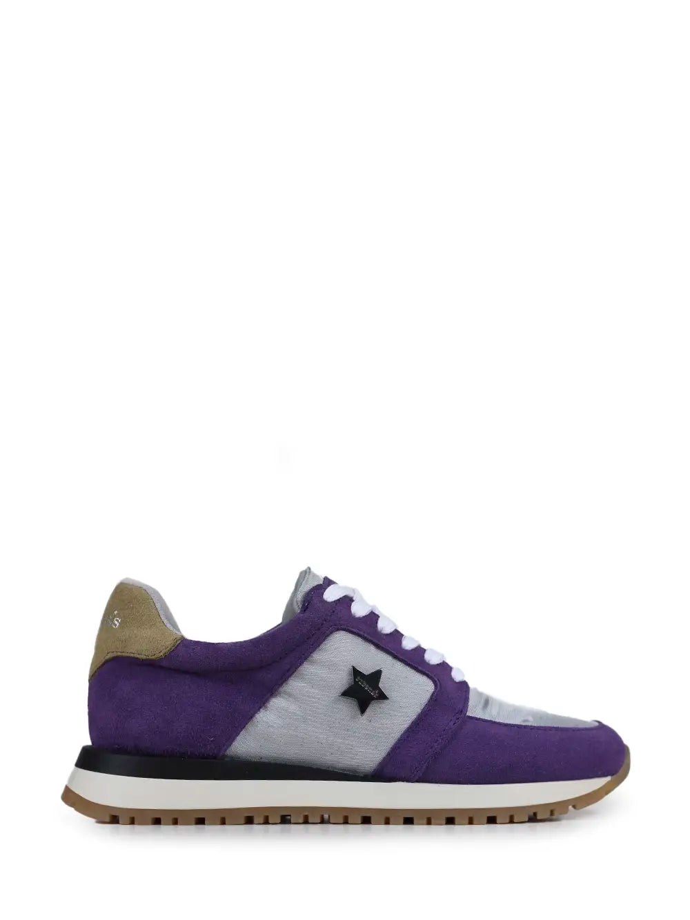 Ténis em Camurça Roxa e Atacadores