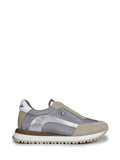Zapatillas de Ante Beige con Elástico