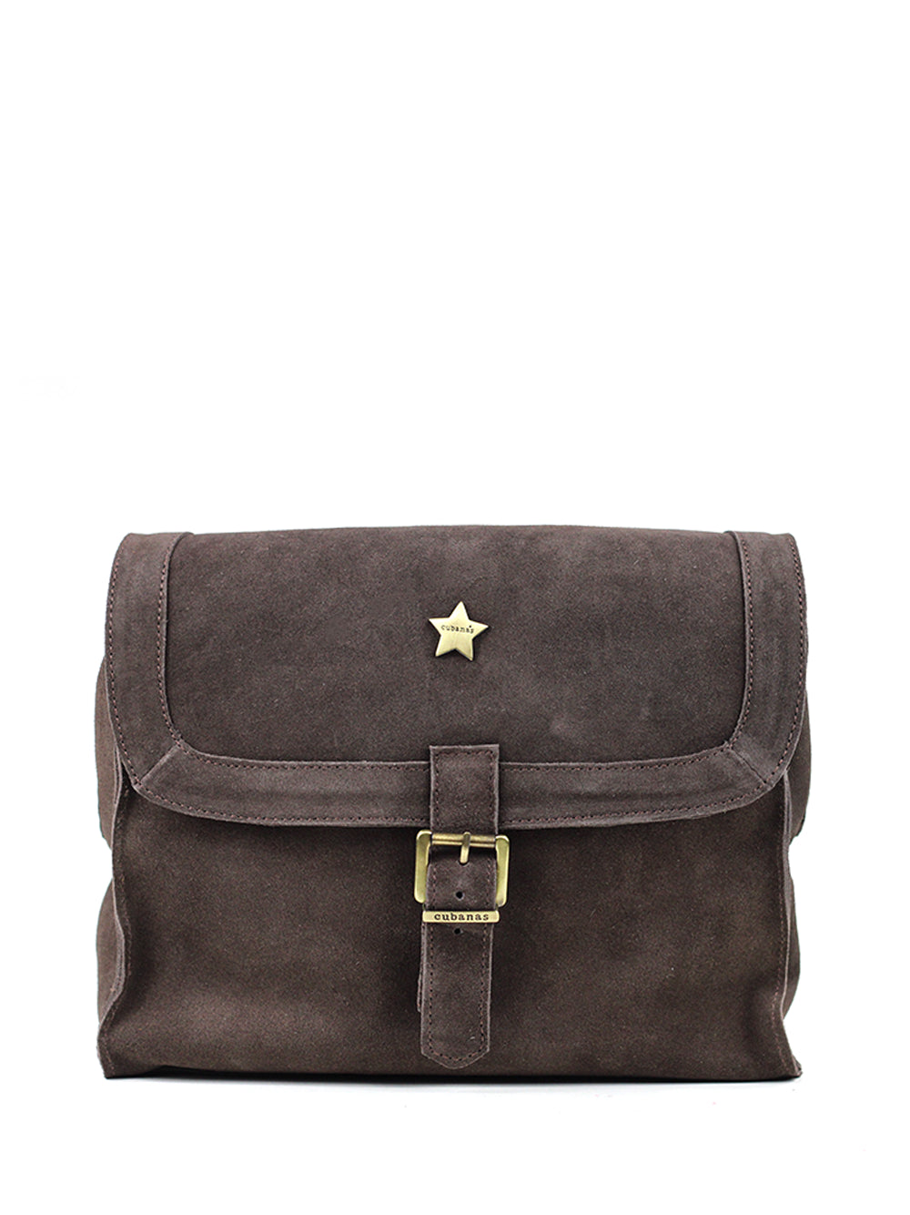 Brown Suede Handbag
