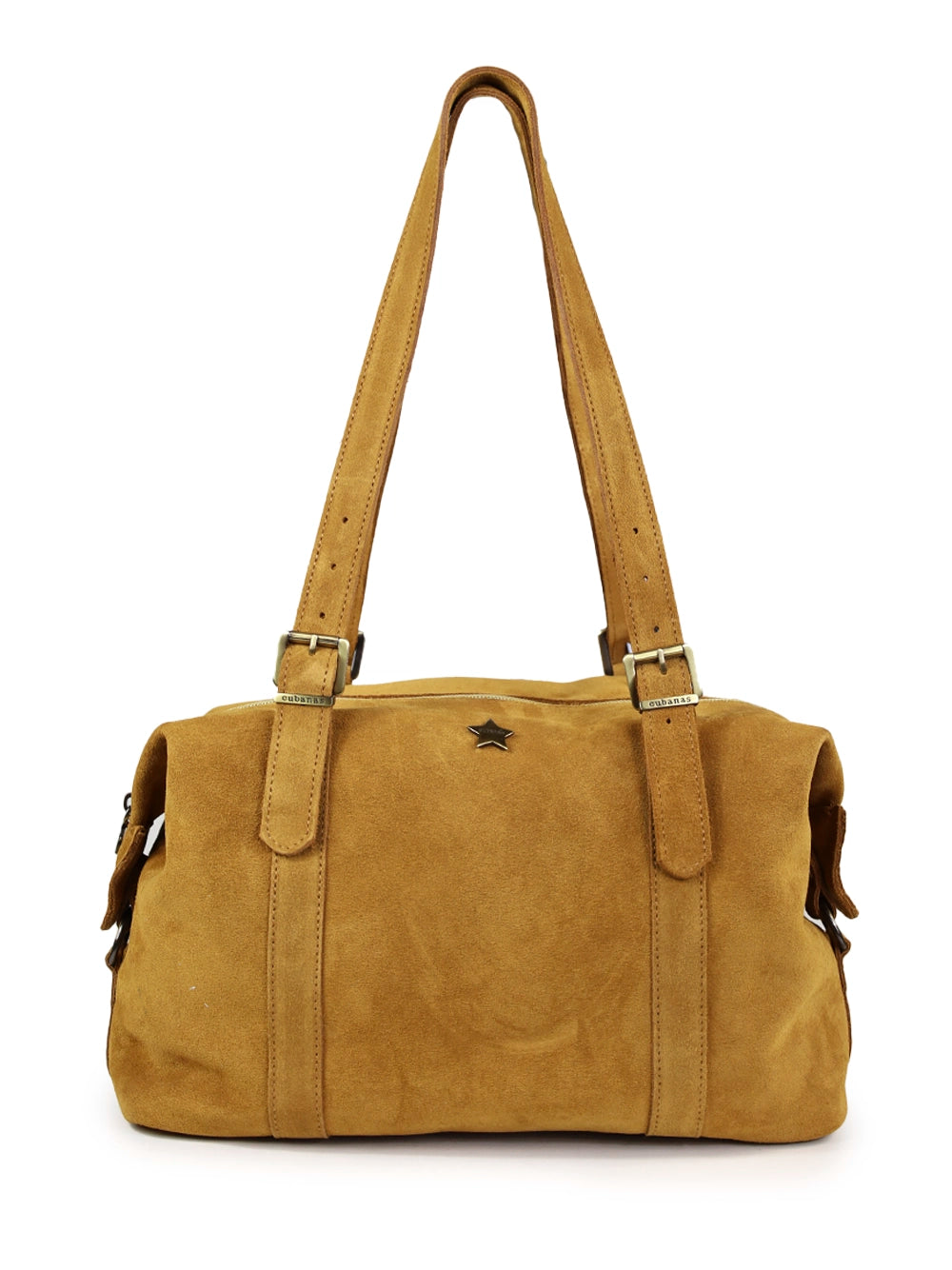 Brown Suede Shoulder Bag