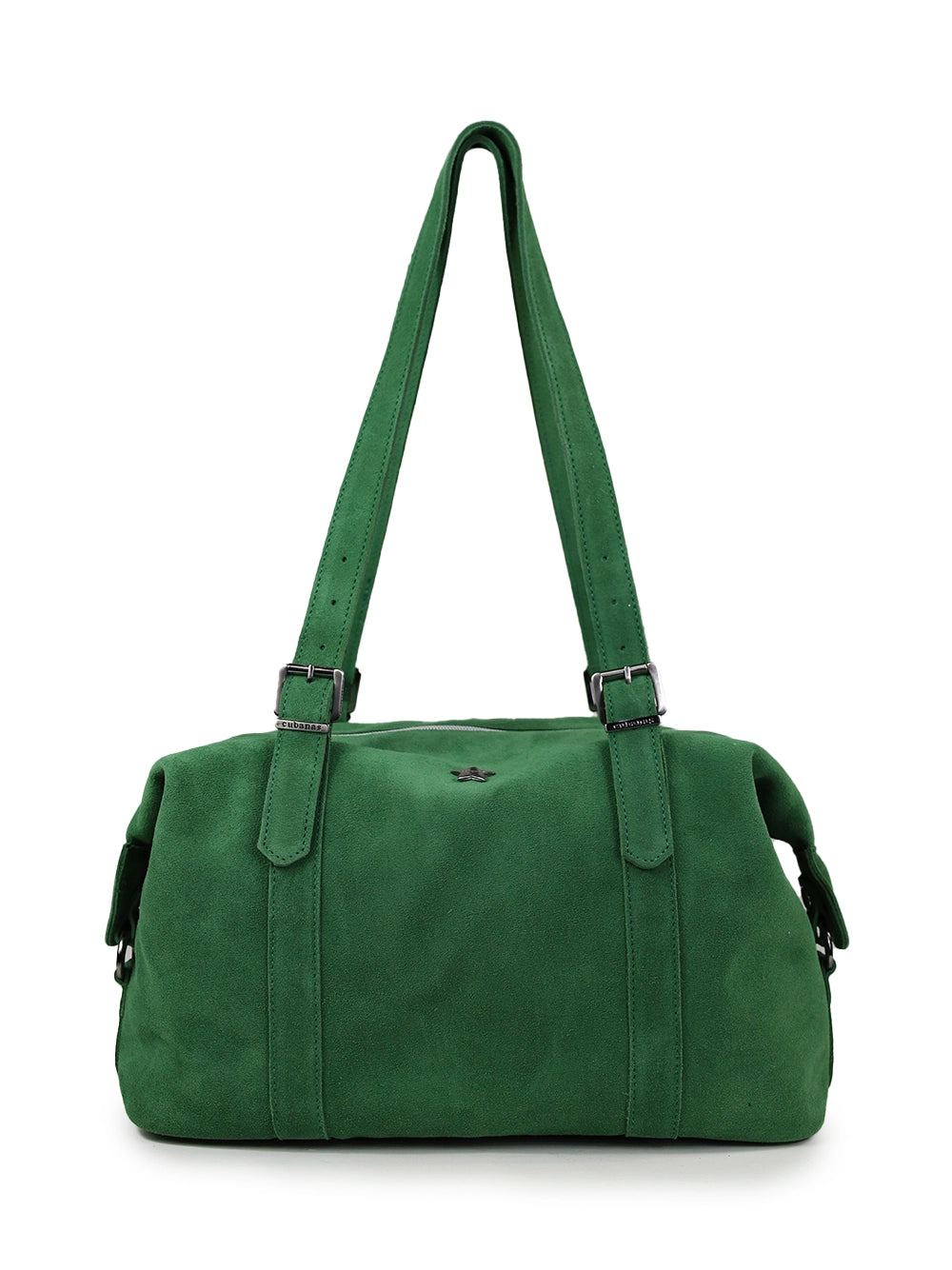 Green Suede Shoulder Bag