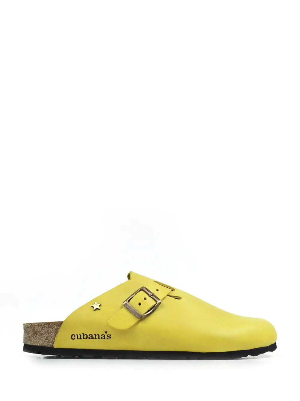 Maria Sandals in Yellow Leather