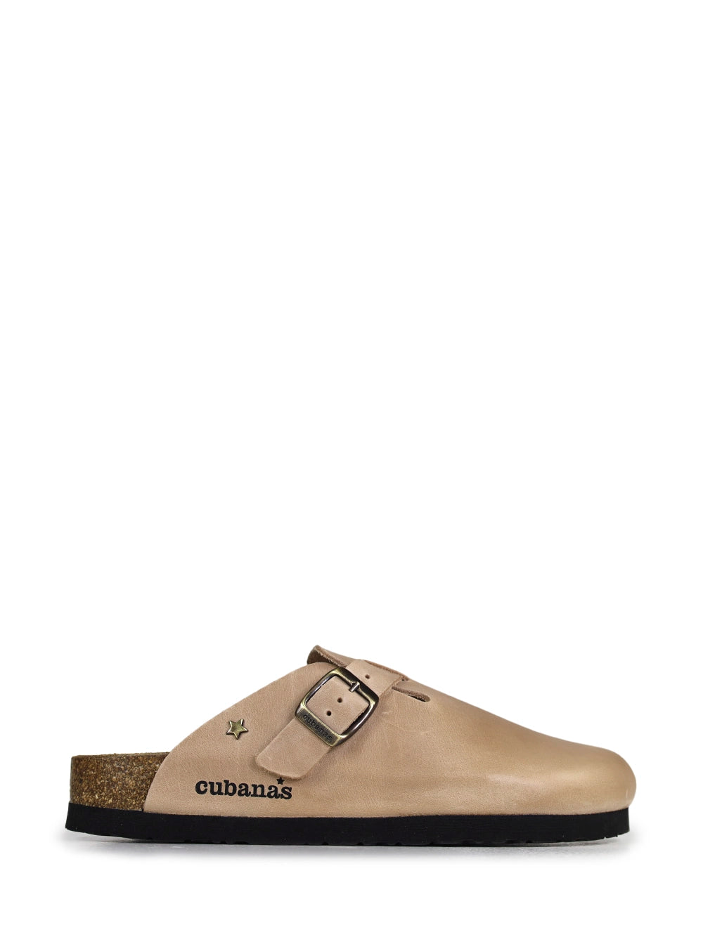 Sandalia María de Piel Beige