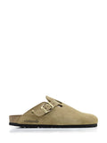 Men's Beige Suede Sandals