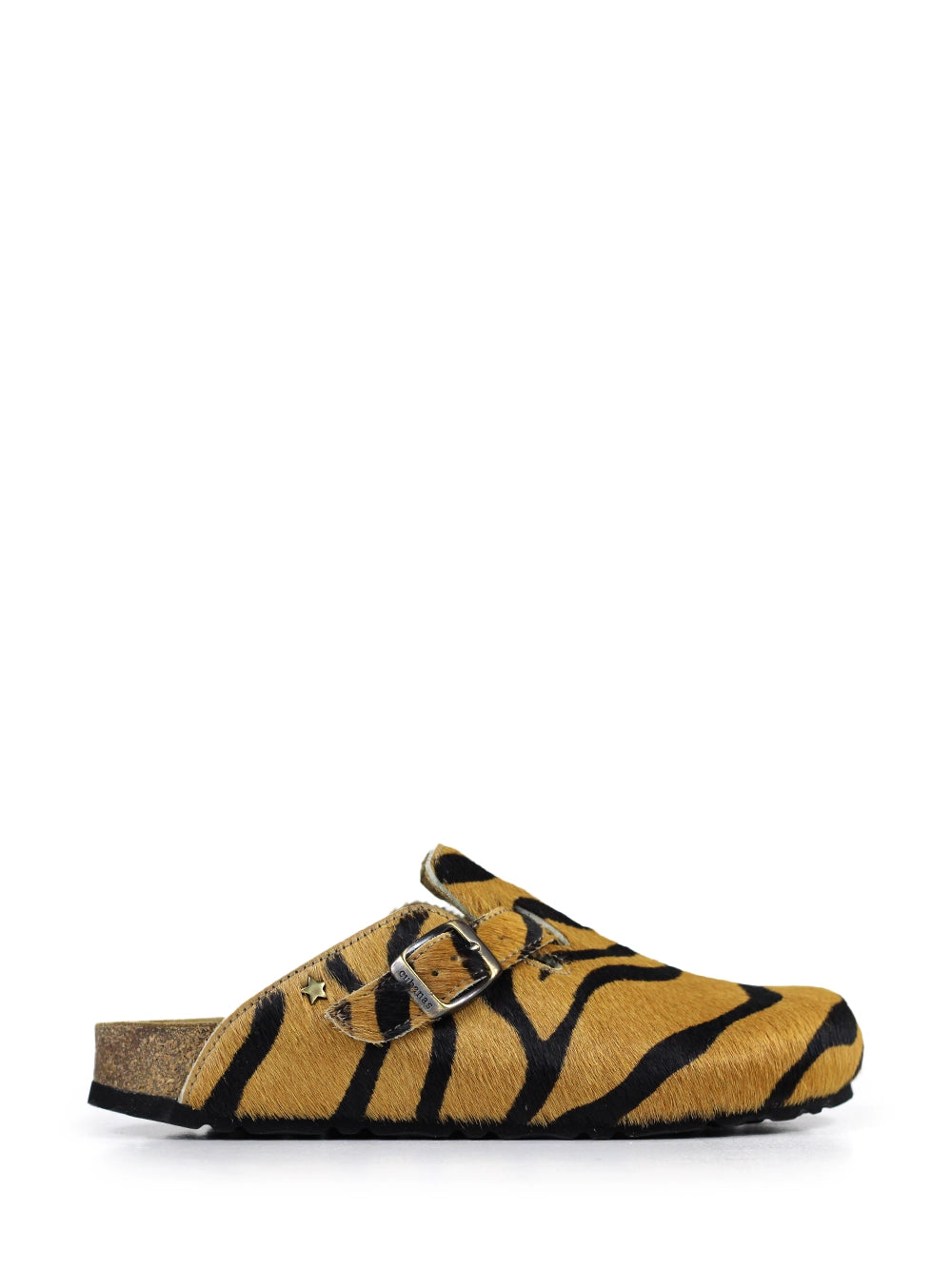 Sandalia María en Animal Print Tigre