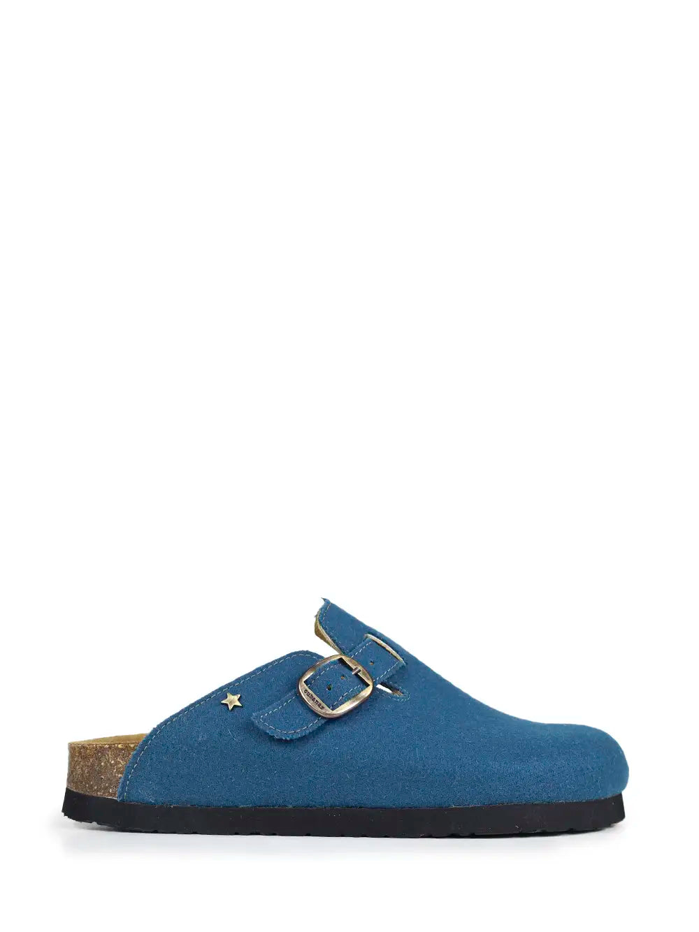 Sandália Maria em Burel Azul