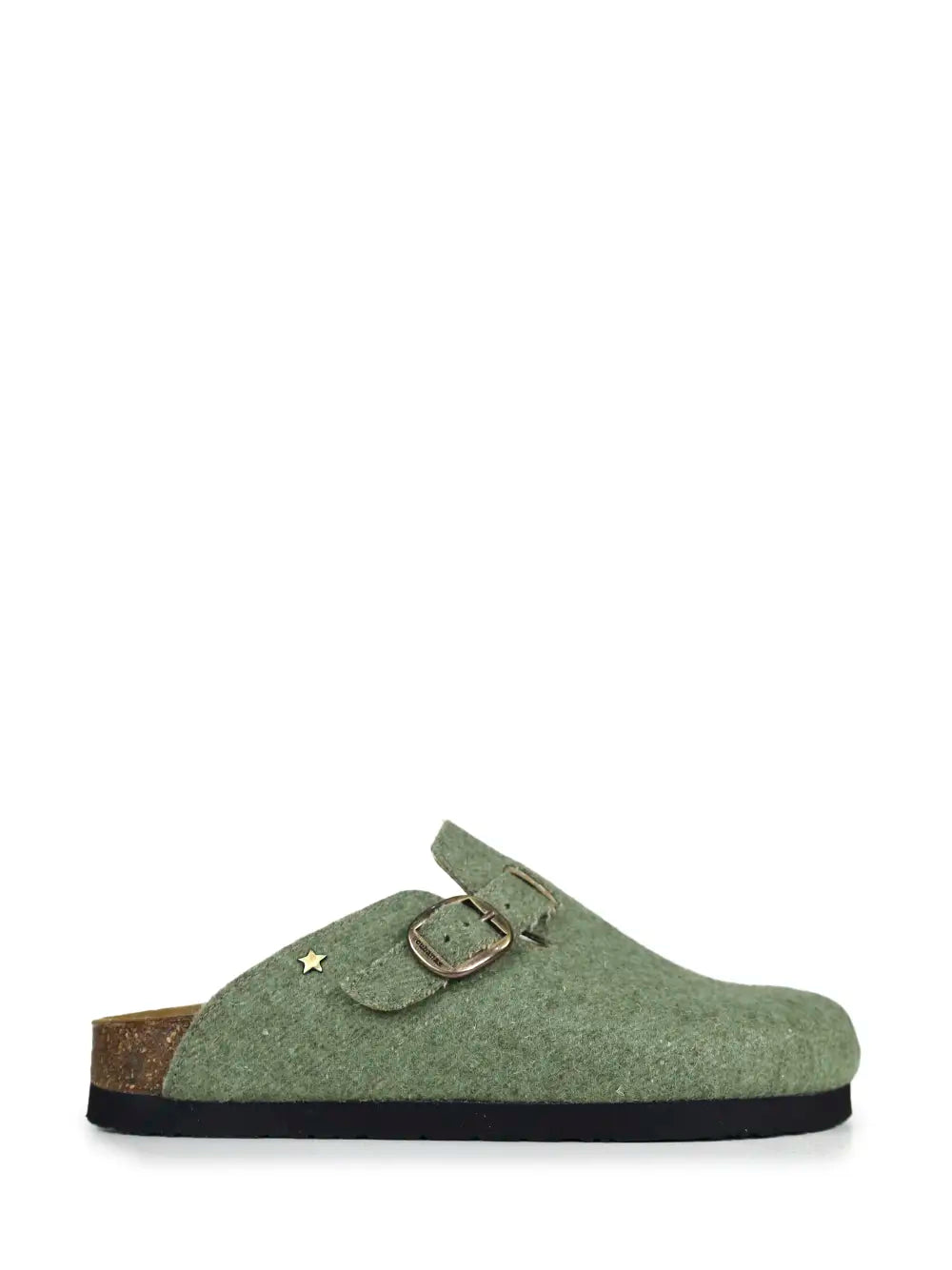 Sandália Maria em Burel Verde