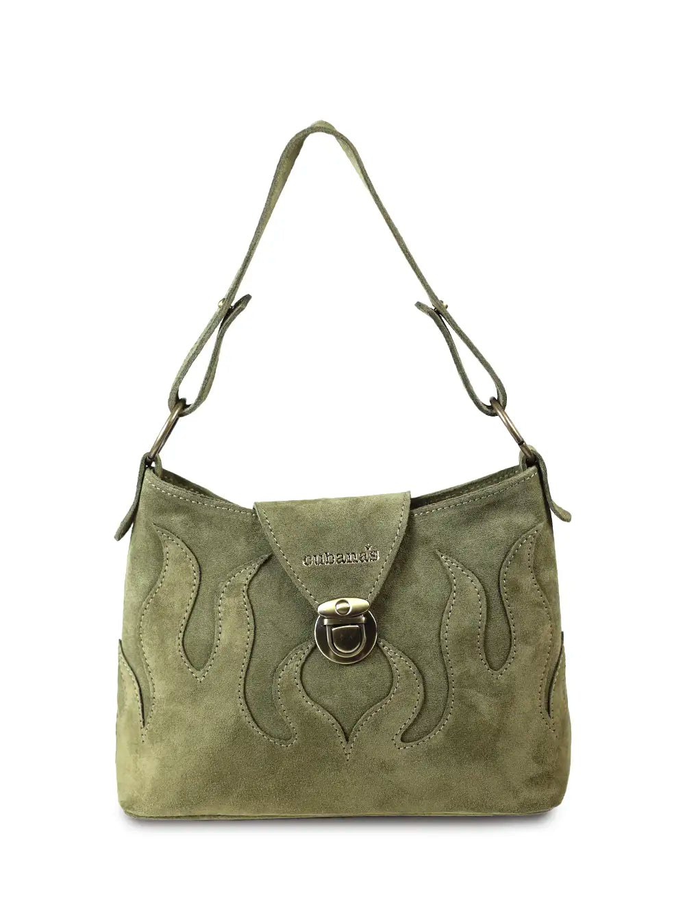 Green Suede Bag