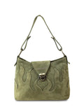 Green Suede Bag