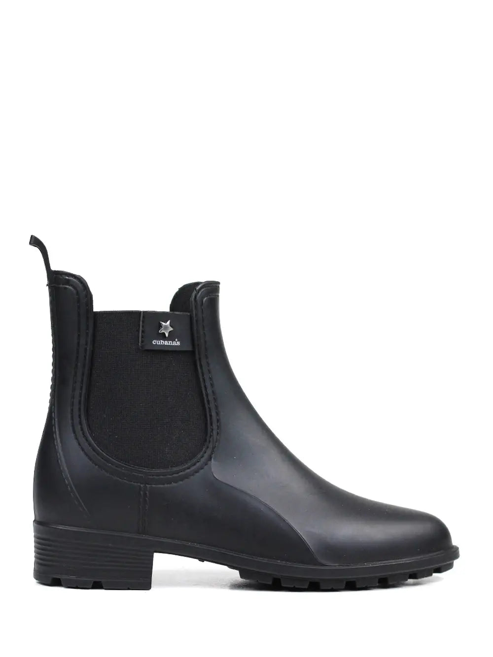 Black Rain Boot with Matte Effect