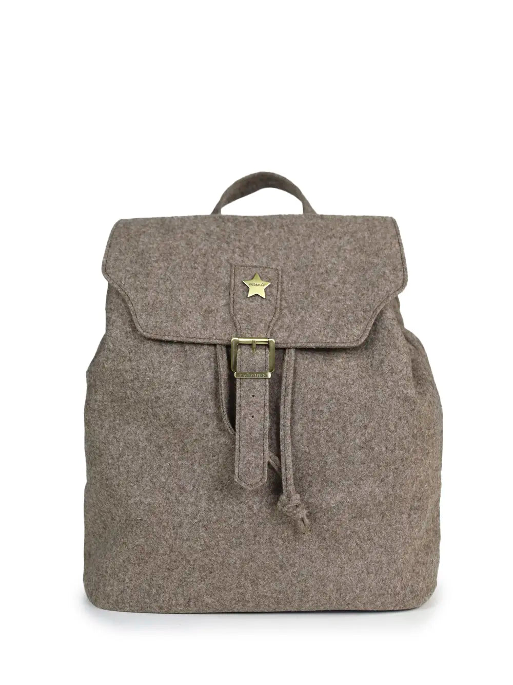 Beige Burel Backpack