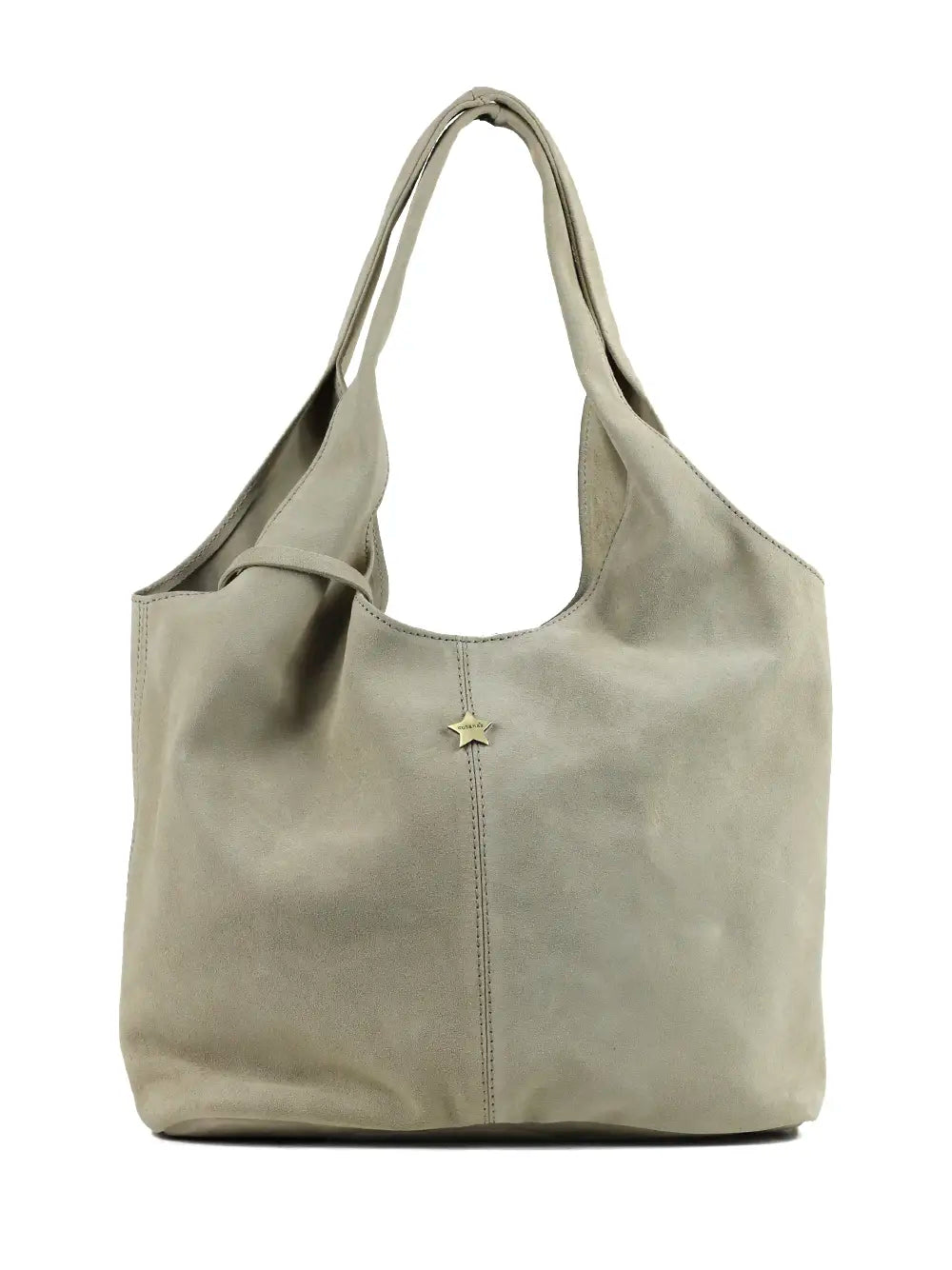 Beige Suede Bag