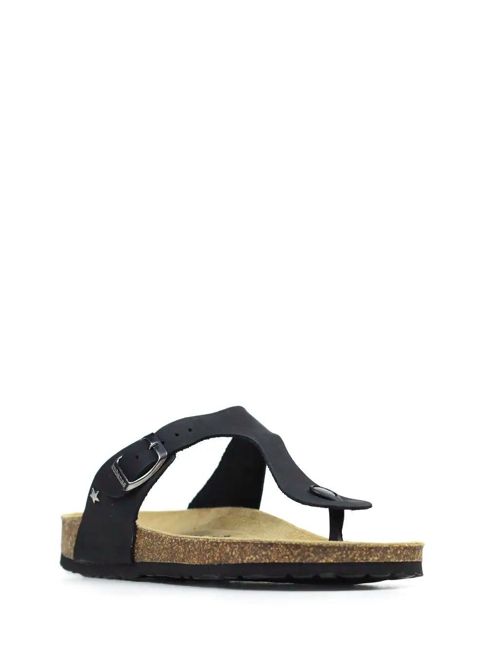 Alice Sandal in Black Leather