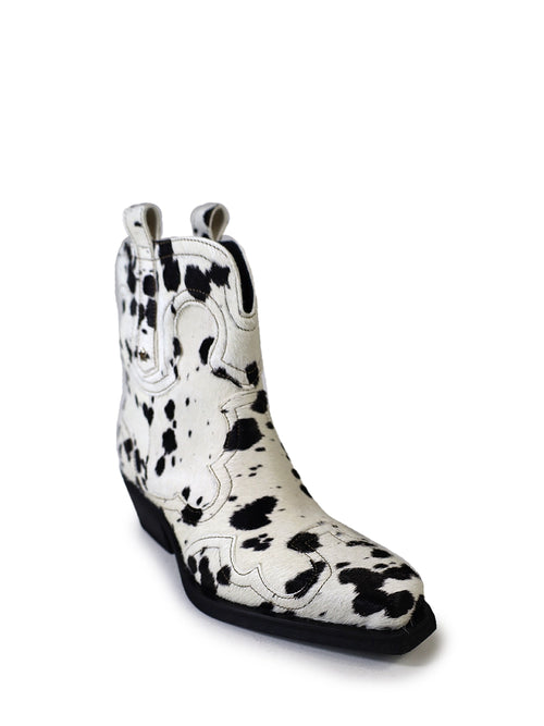 Bota Texana em Animal Print de Vaca