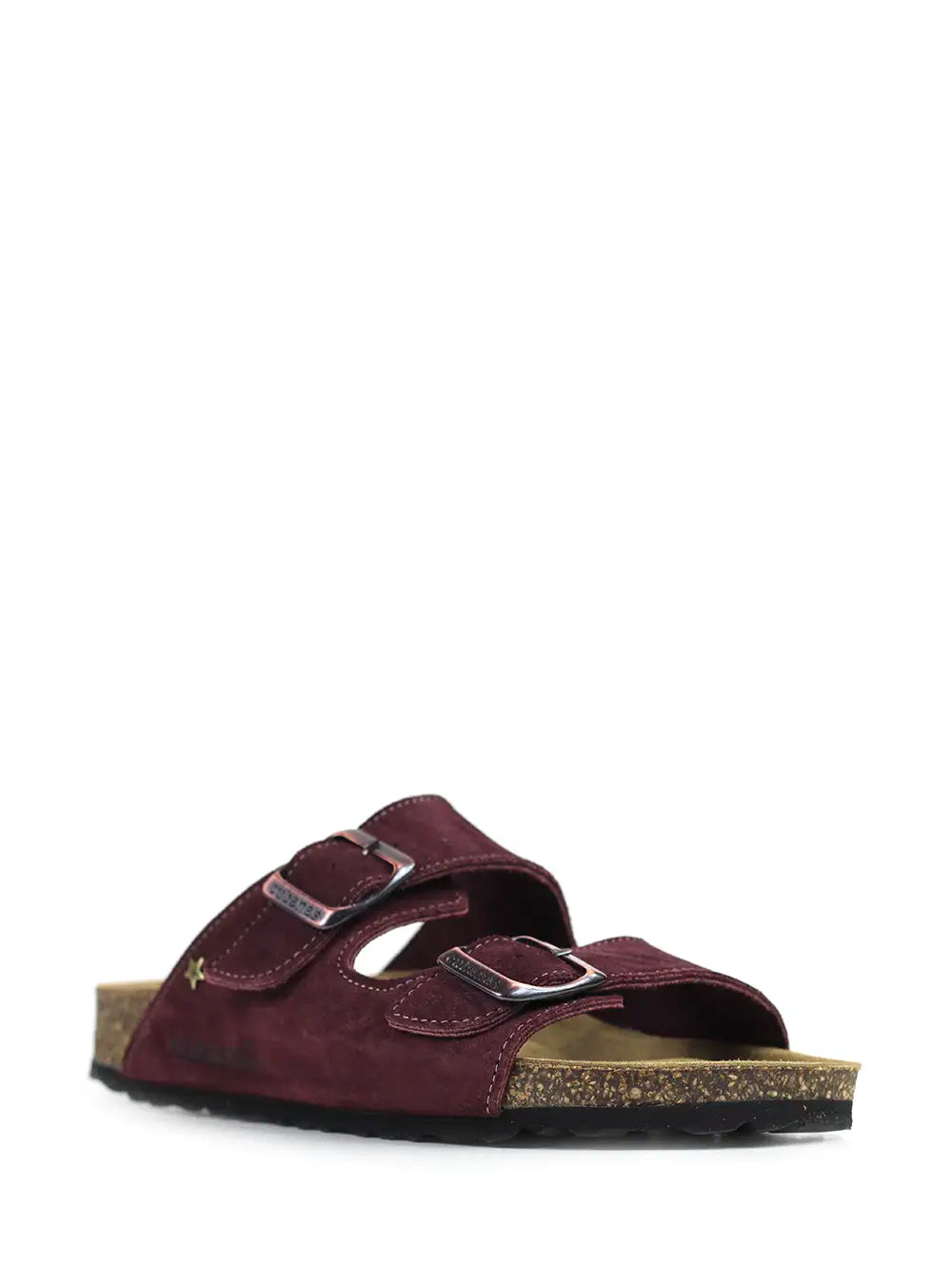 Men's Burgundy Suede Sandals