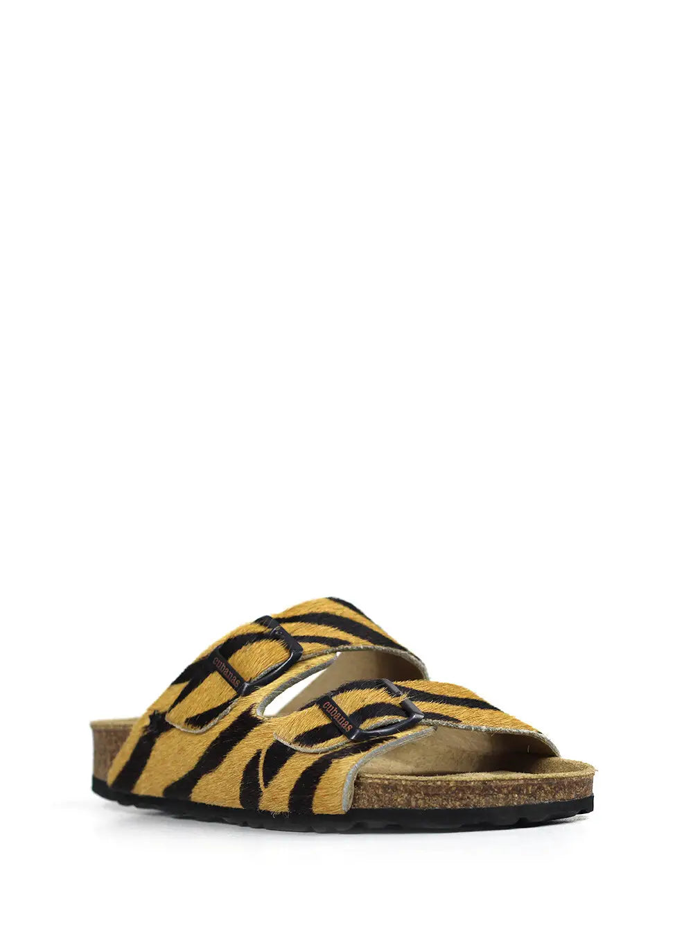 Sandália Amália em Animal Print Tigre