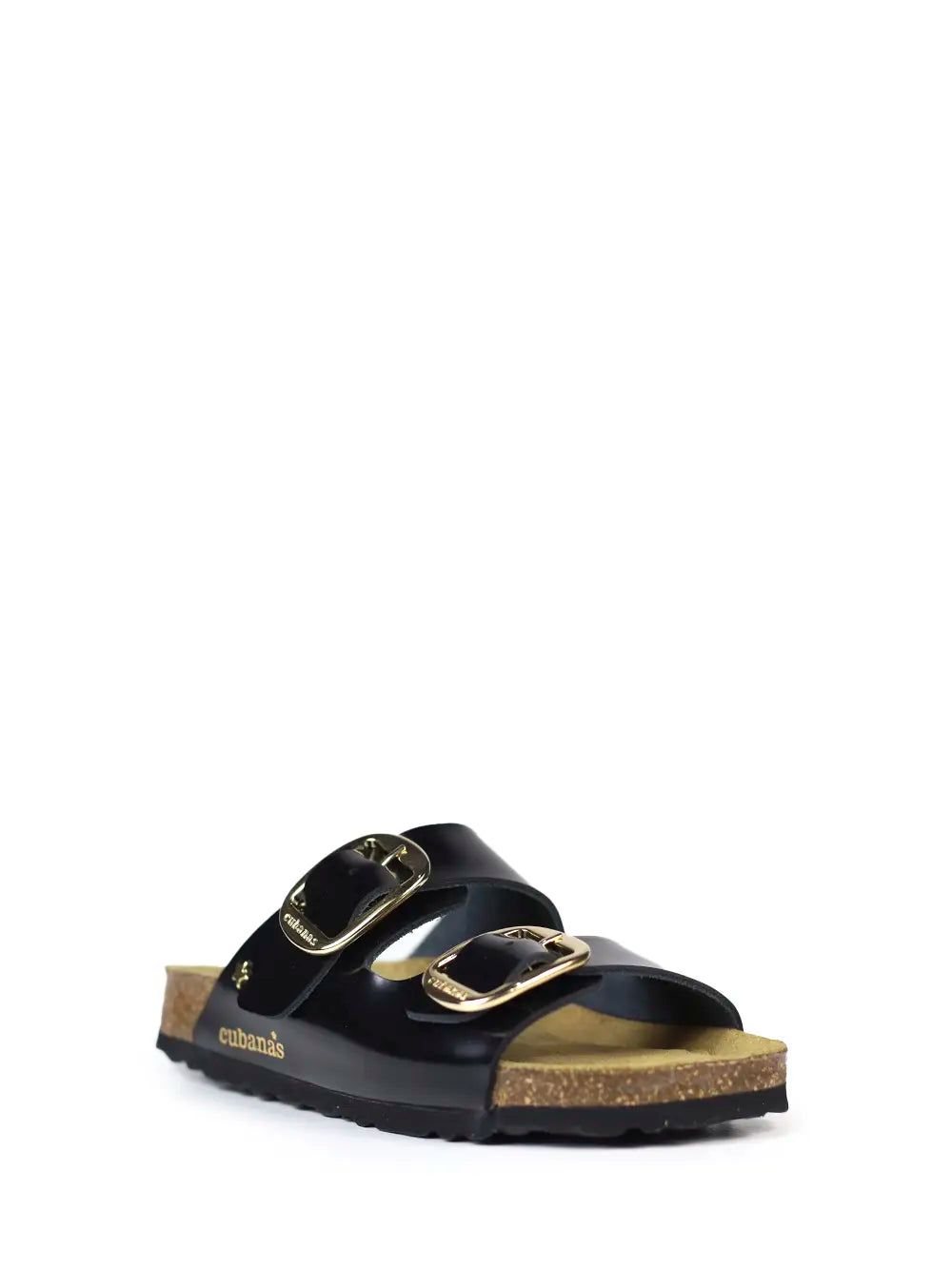 Sandália Amália em Pele Preta