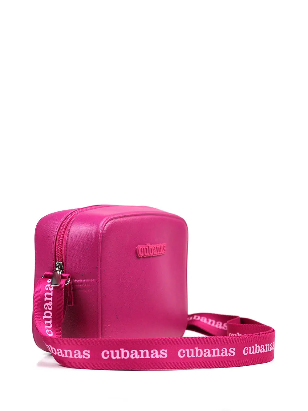 Pink Midi Bag with Shoulder Strap