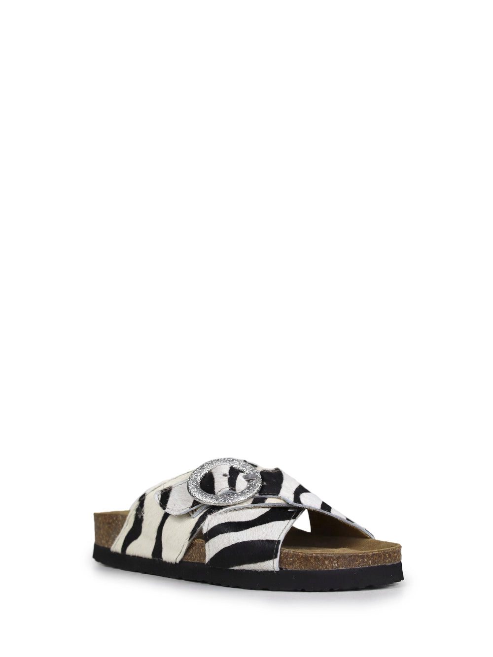Carmo Zebra Animal Print Sandals