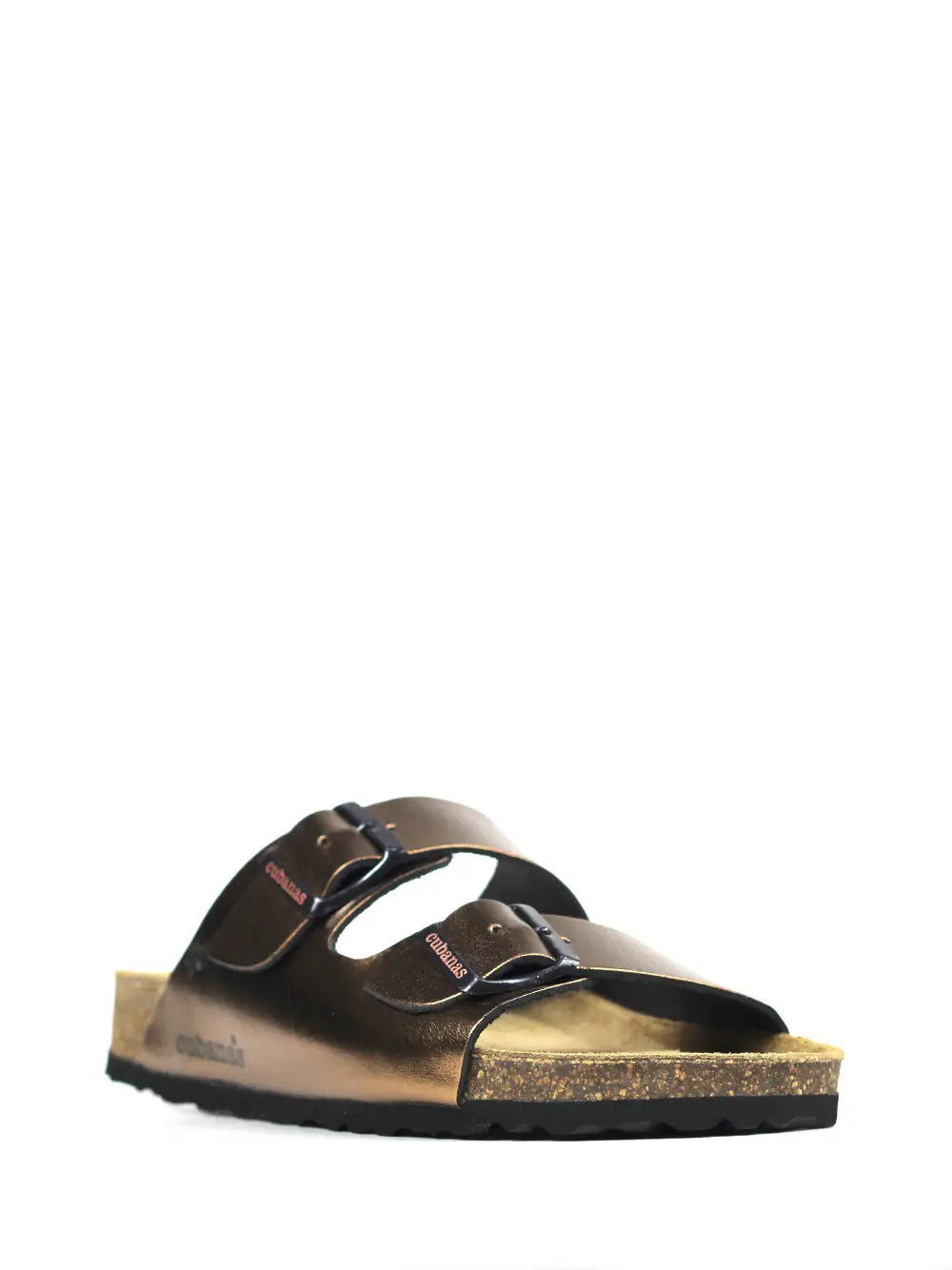 Sandália Amália em Pele Metalizada Dourada