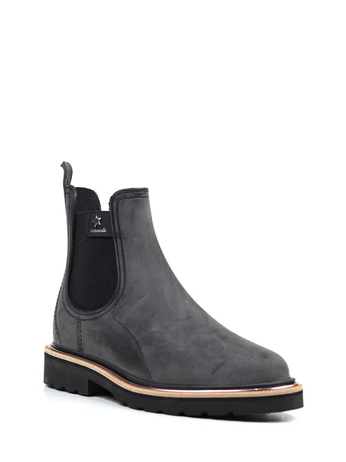 Zwarte Dusk-laarzen met nubuck-afwerking