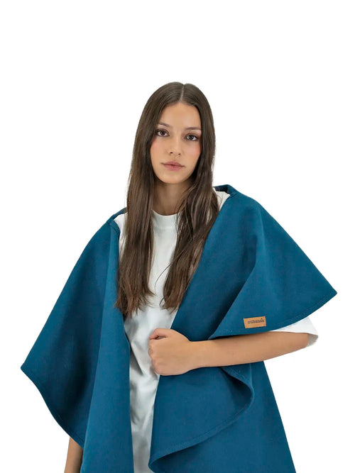 Blauer Burel-Einband