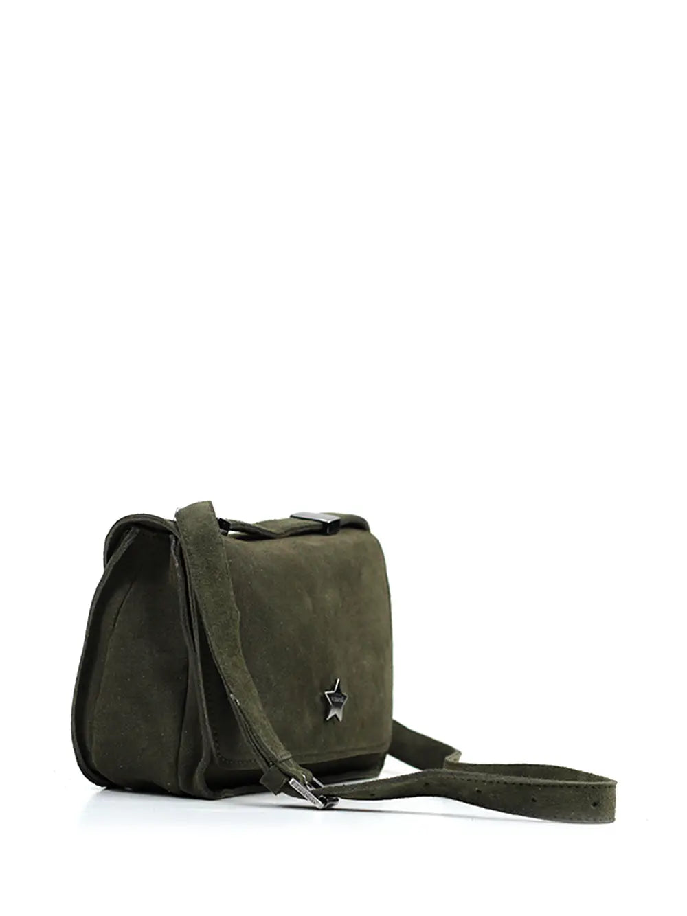 Bolso Midi en Ante Verde