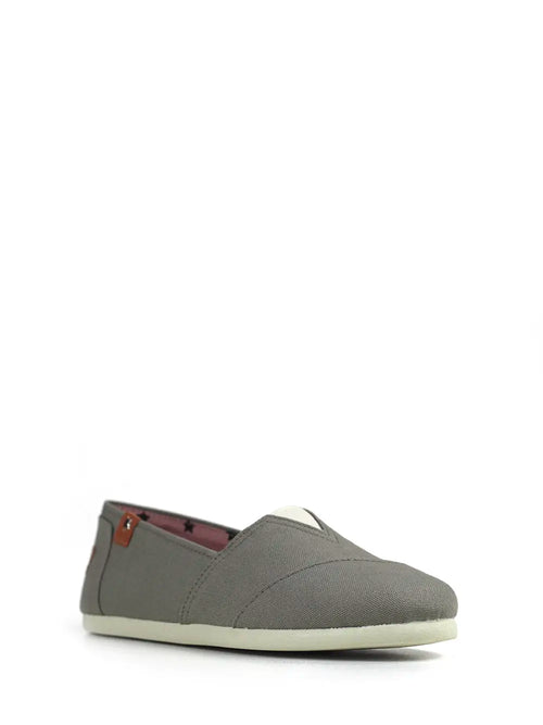 Espadrilles aus grünem Stoff