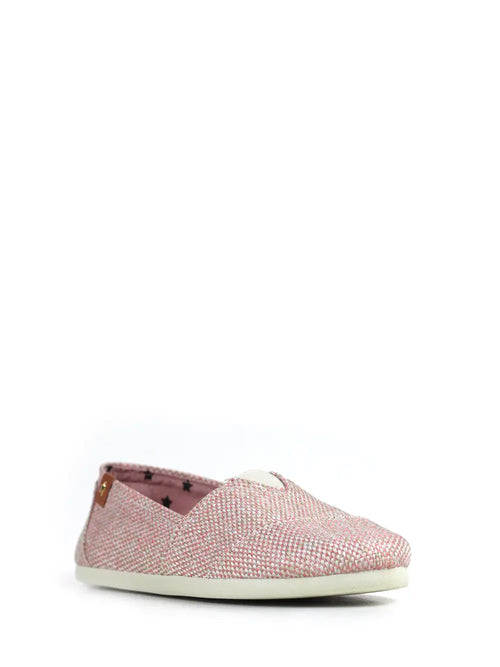 Espadrilles aus rosa Stoff