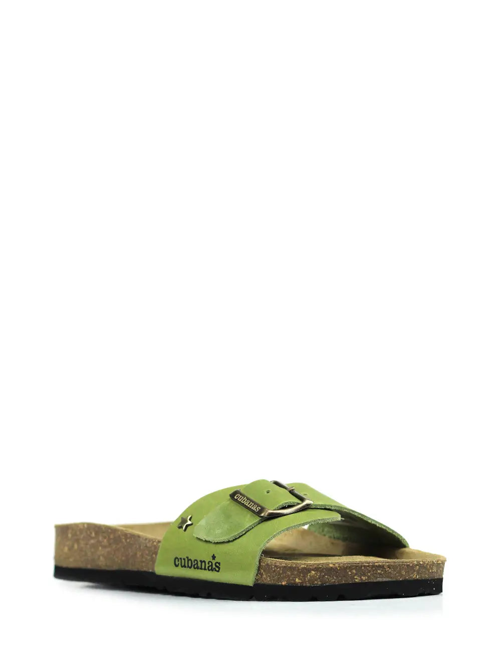 Sandale Júlia en Cuir Vert