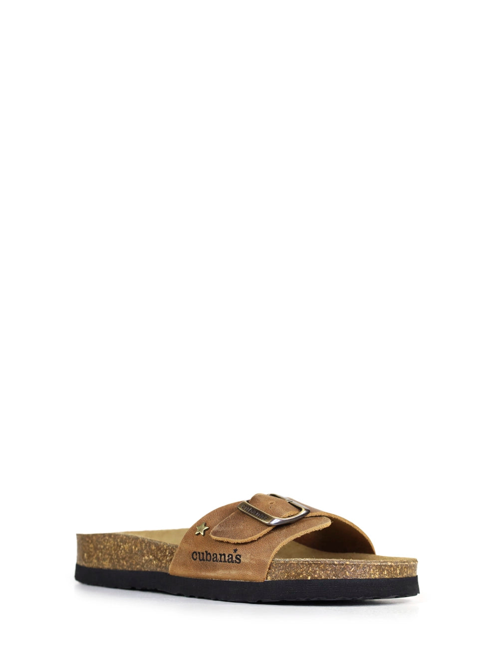 Sandalia Júlia de Piel Color Camel