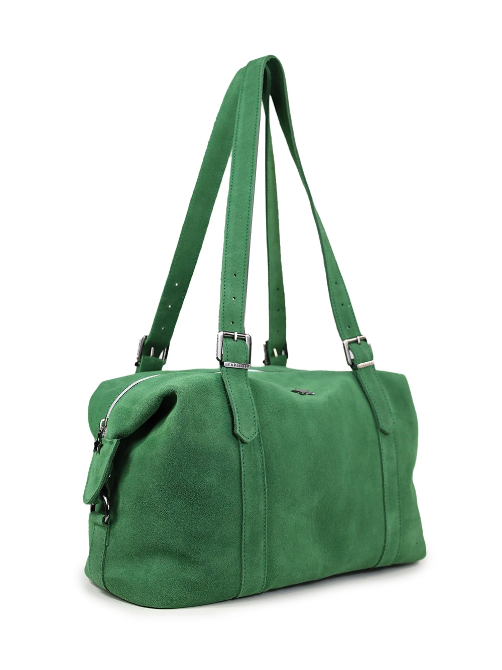 Green Suede Shoulder Bag
