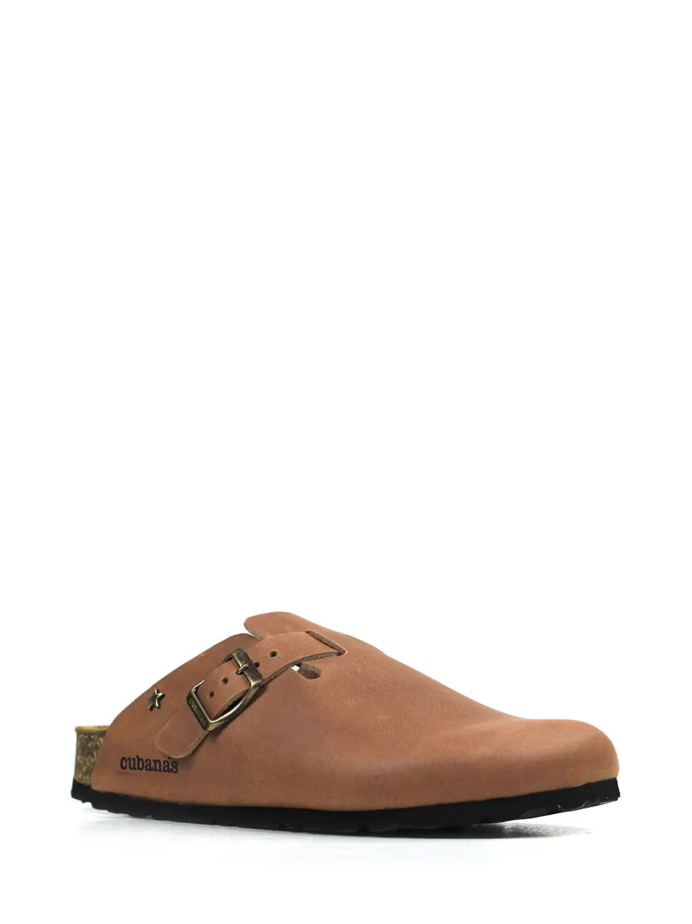 Maria Sandal in Camel Leather