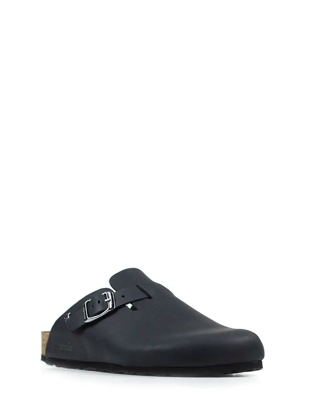 Sandália Homem Preta em Pele