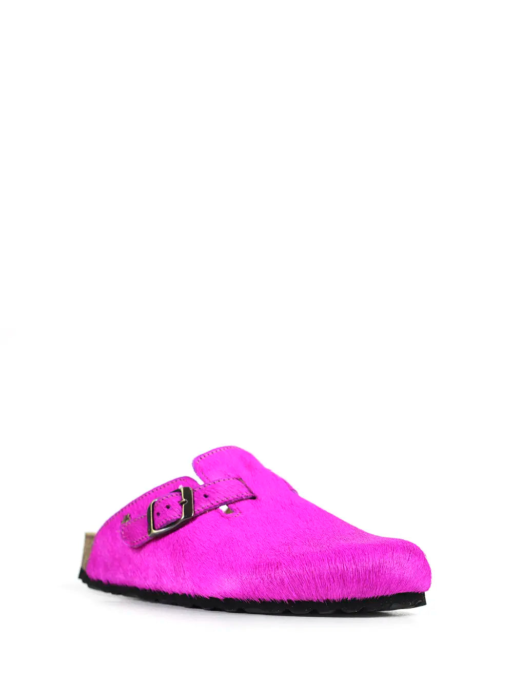 Maria Sandale aus rosa Fell