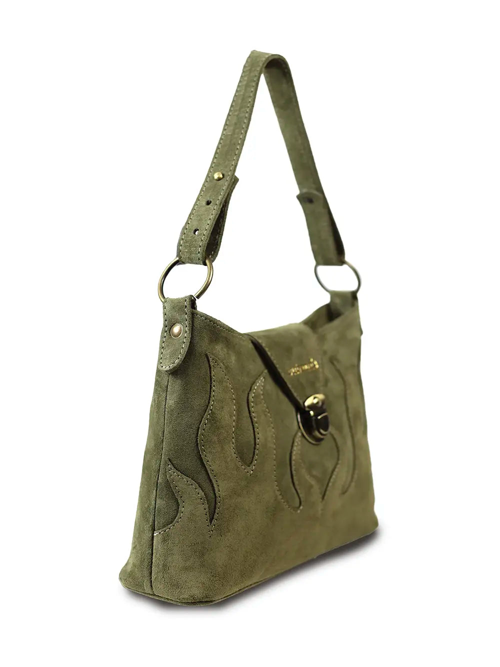 Green Suede Bag