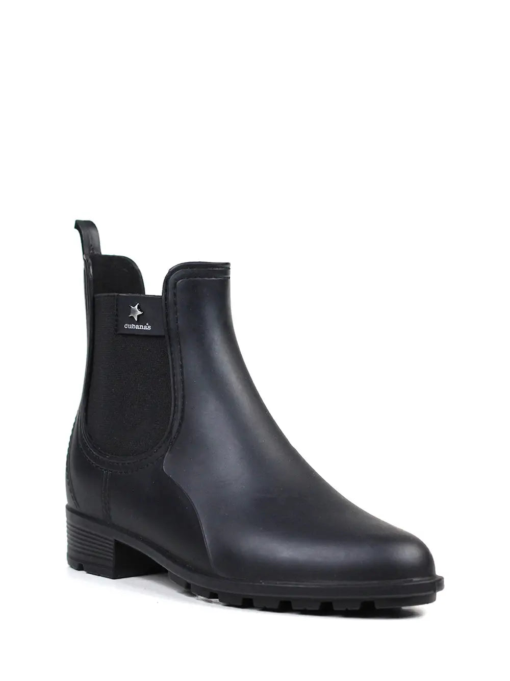 Black Rain Boot with Matte Effect