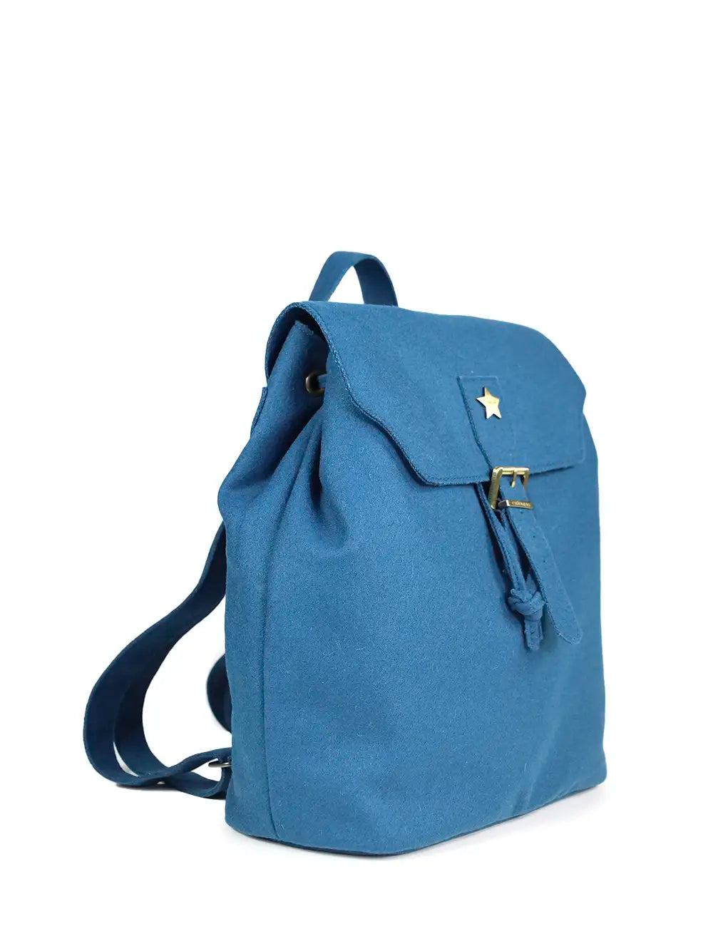 Blue Burel Backpack