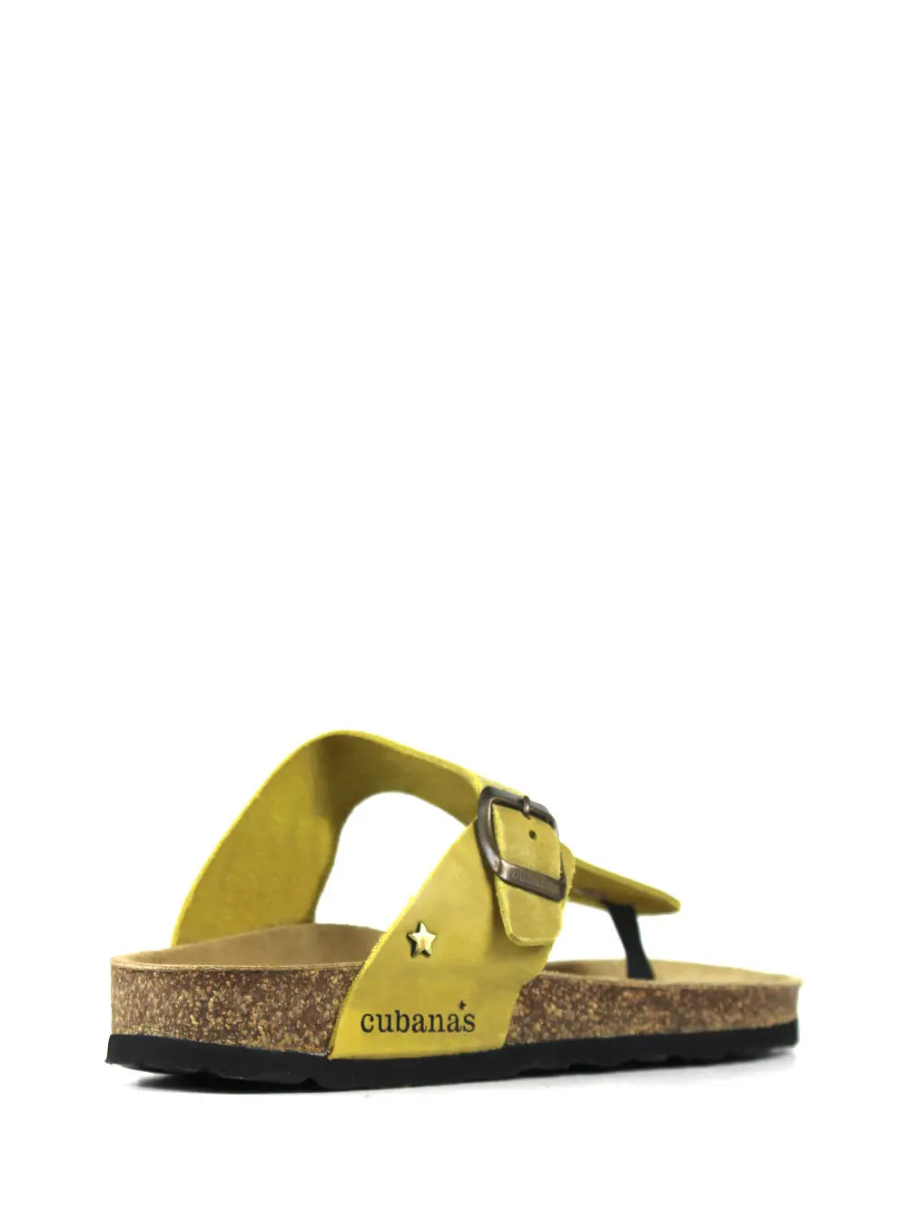 Sandale Alice en cuir jaune