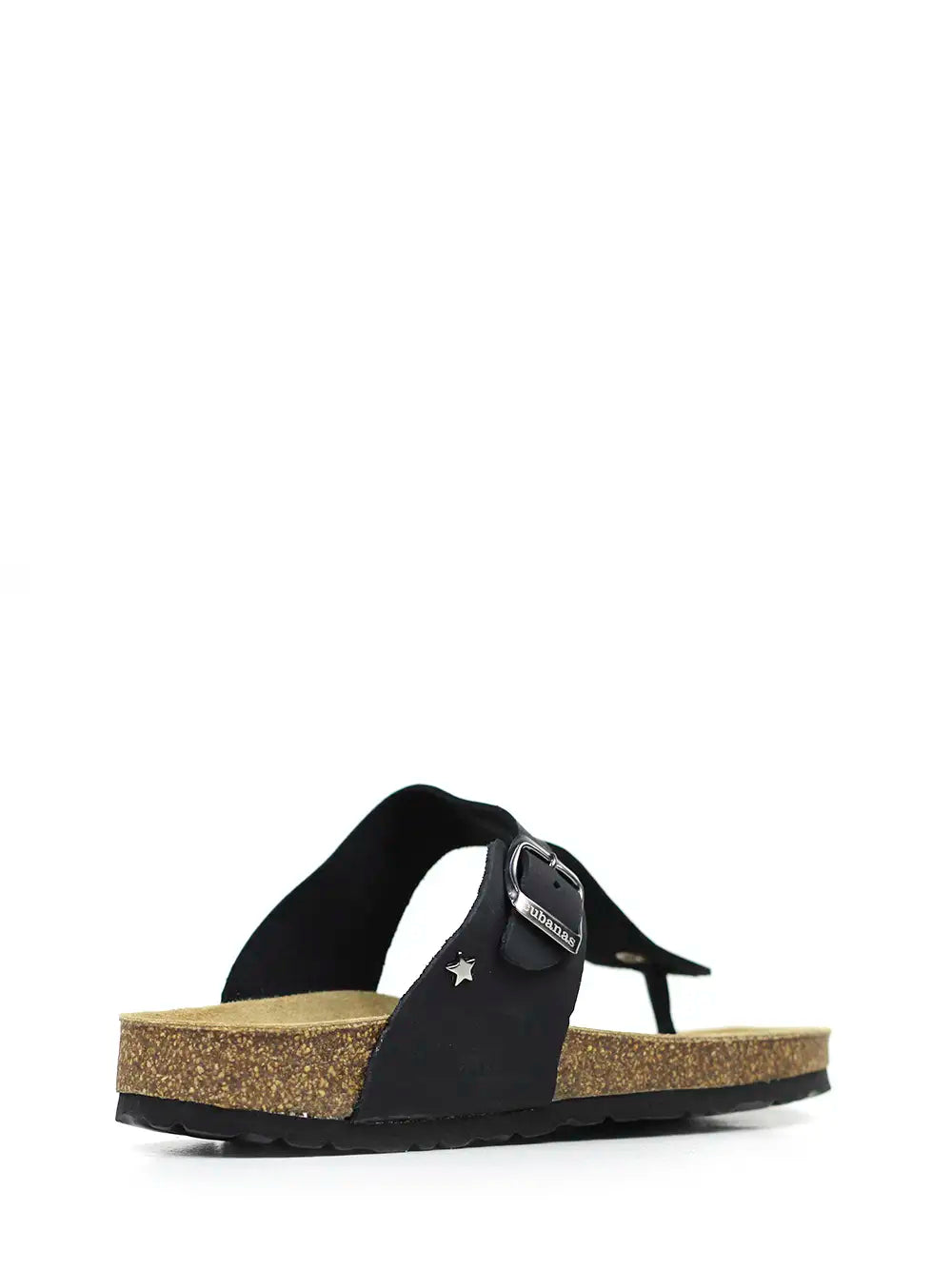 Alice Sandal in Black Leather