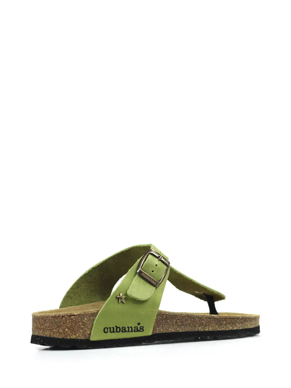 Sandalia Alice de Piel Verde
