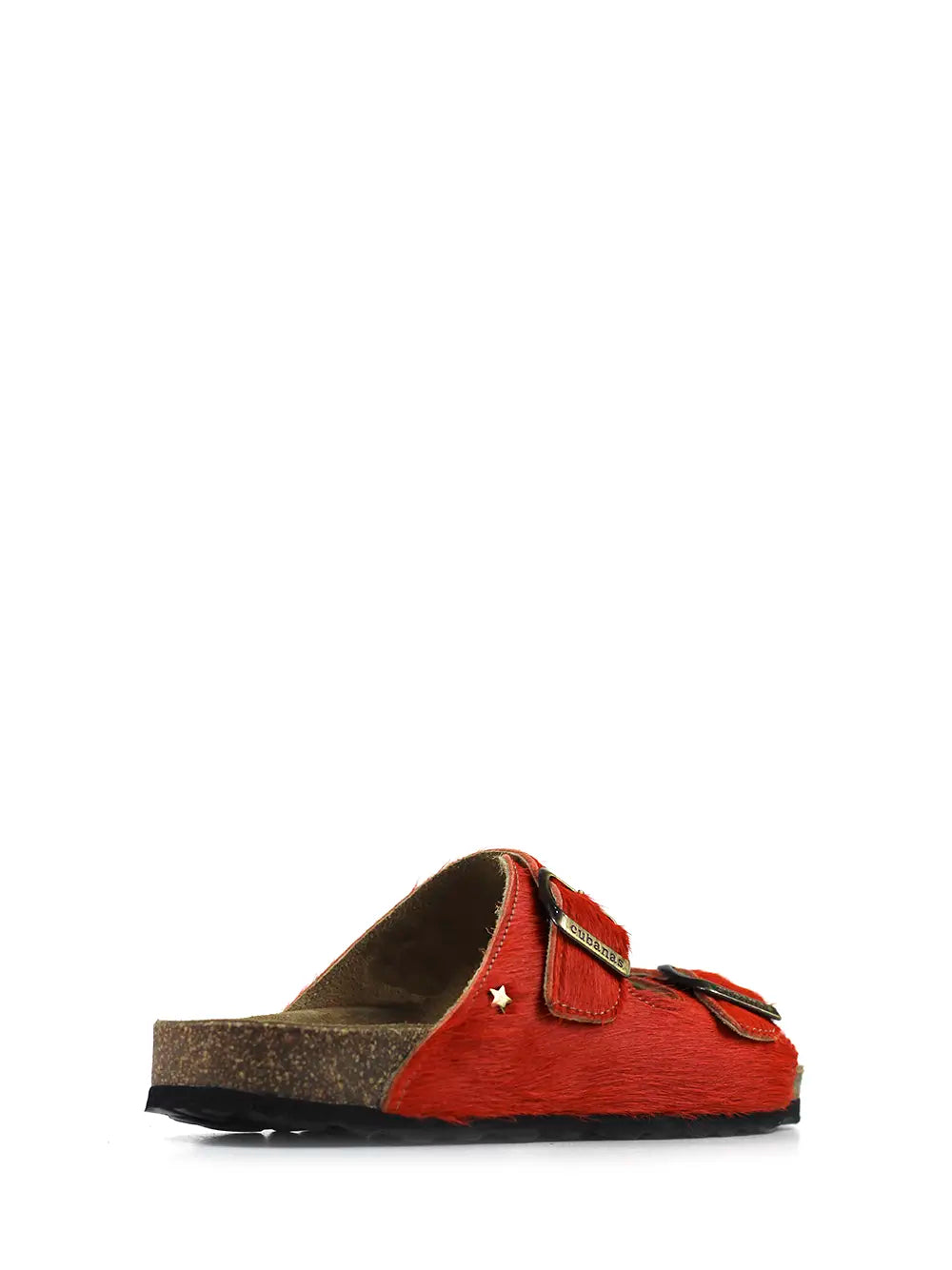 Sandália Amália em Pelo Laranja e Duas Tiras